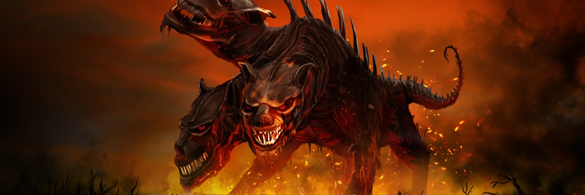 Cerberus Hound of hell, guardian of the Doctors Surgery