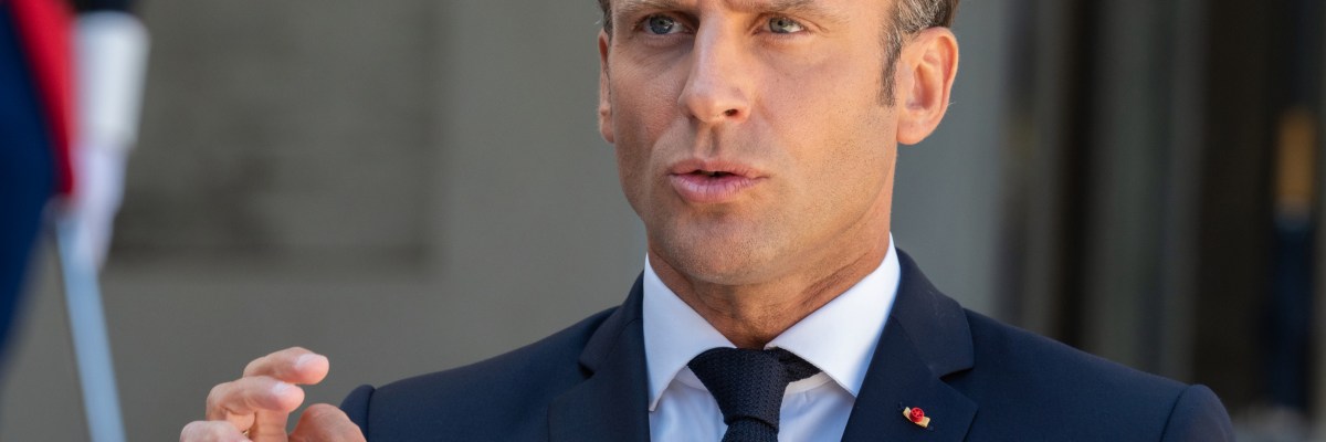 Hancock as Macron
