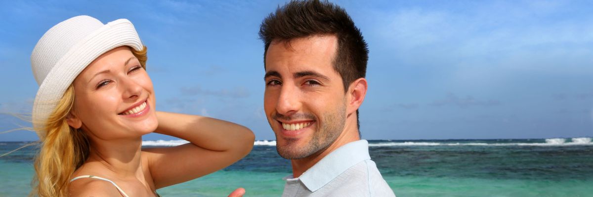 Couple celebrating euromillions win