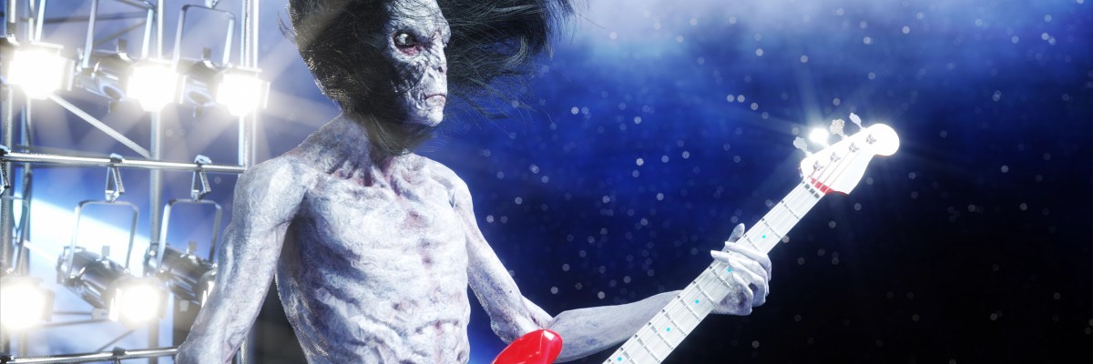 Jeff Lynne playing guitar