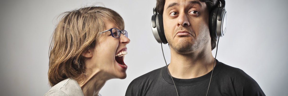 Unhappily married couple